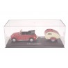 Cararama Volkswagen Käfer 1303 Cabriolet with Moldi 2 Camper Trailer 1973 - Bahia Red