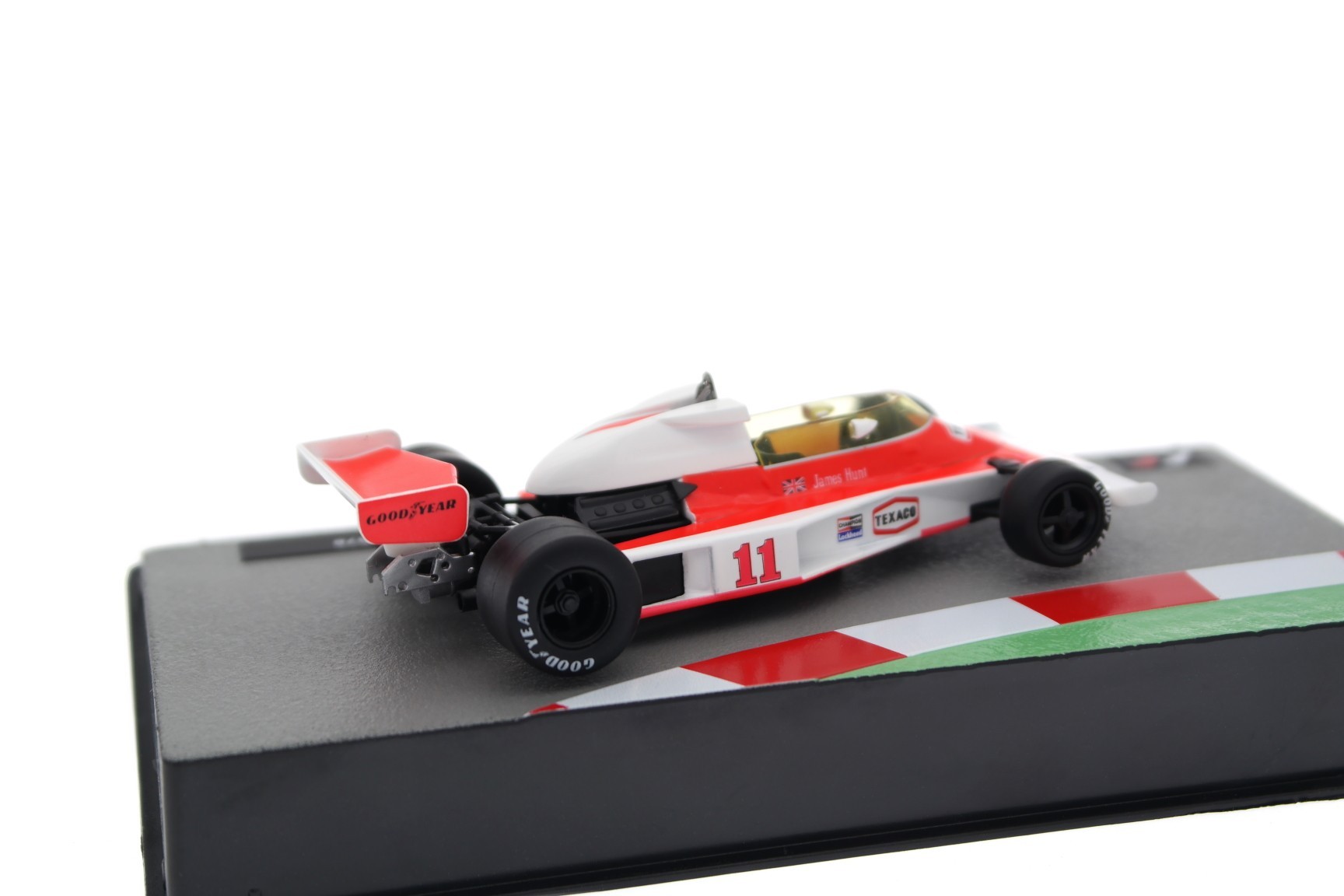 A collectible scale model McLaren M23 from Altaya