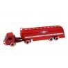 Altaya Somua JL 17 Esso Tanker Trailer 1950 - Pure Red