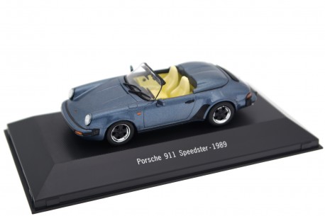 Atlas Porsche 911 Speedster 1989 - Baltic Blue Metallic