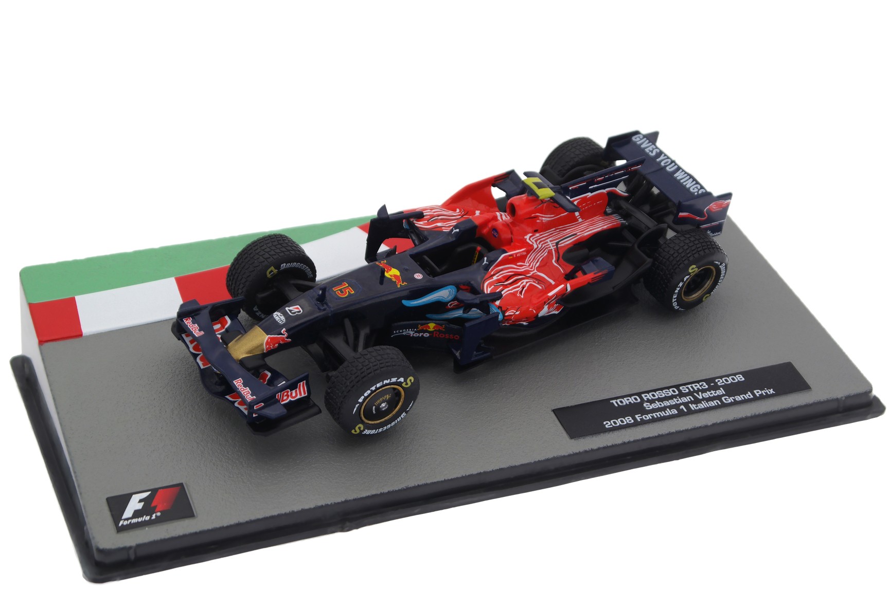 ベッテルサイン入り1/43  SCUDERIA TORO ROSSO STR3 F1 TORO ROSSO STR3 Sebastian Vettel 2008 Formula 1 Italian