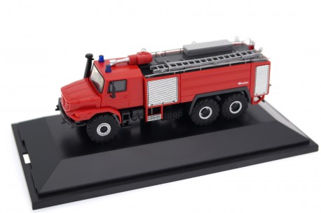 Herpa Mercedes-Benz Zetros 2733 A 6x6 Rosenbauer Buffalo FLF 6100/750/250 Bm.949.066 2011 - Fire Red