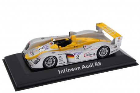 Minichamps Audi R8 #2 "Audi Sport North America" 24 Hours of Le Mans 2002 - R.Capello/J.Herbert/C.Pescatori