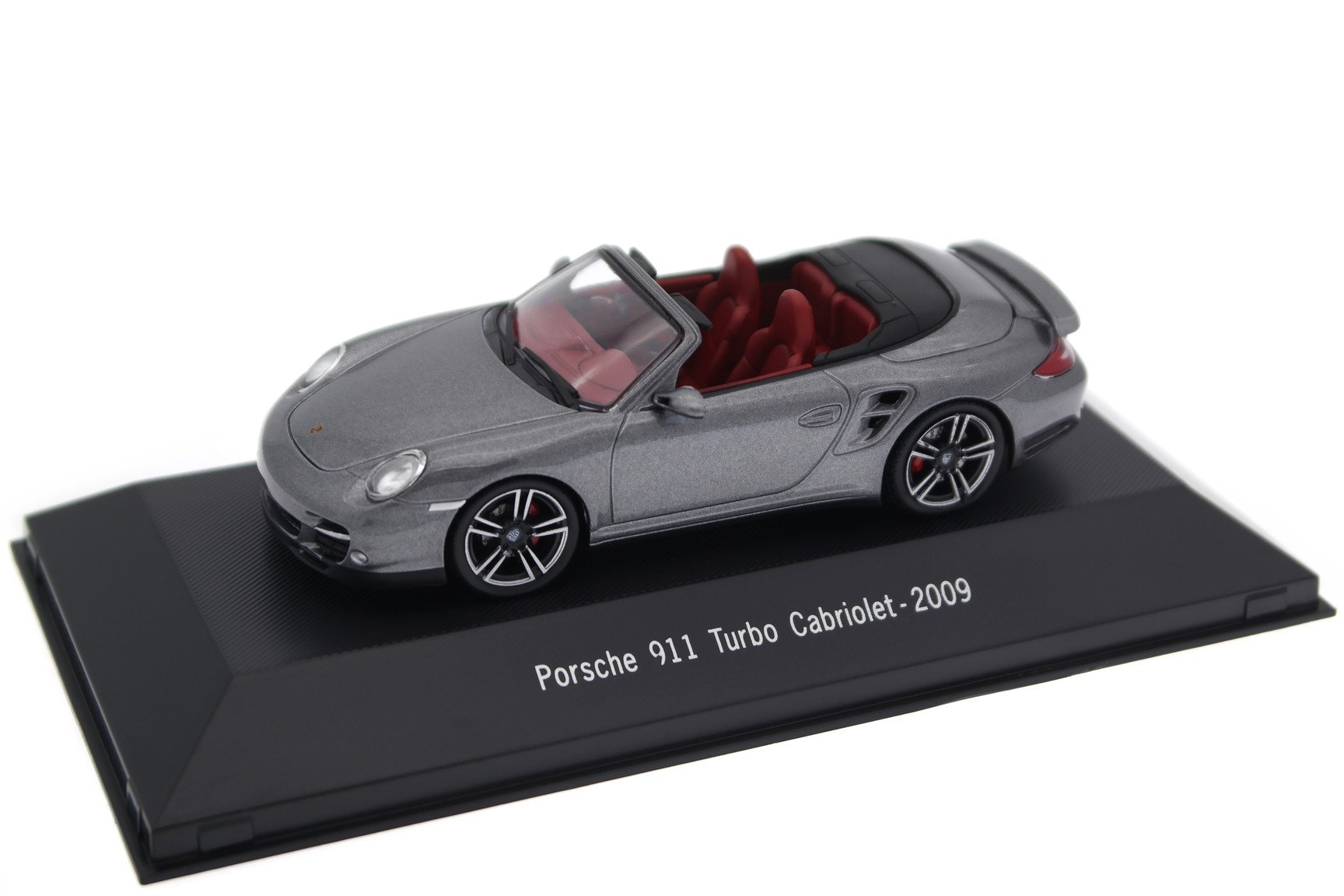 A collectible scale model Porsche 911 Turbo Cabriolet from Altaya
