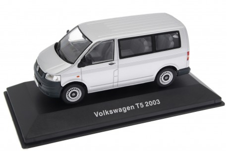 DeAgostini Volkswagen T5 Transporter TDI 7H 2003 - Reflex Silver Metallic