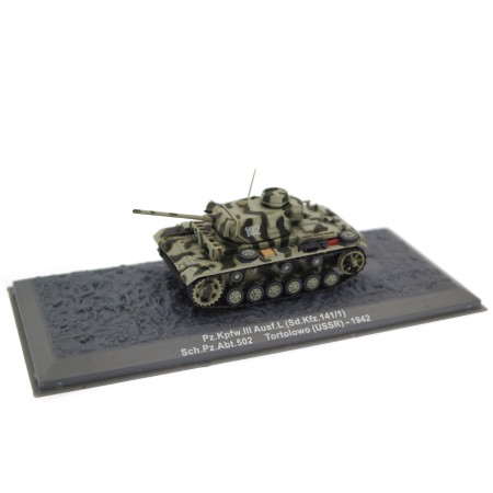 DeAgostini Pz.Kpfw. III Ausf.L Sd.Kfz. 141/1 1942 - Olive Green/Sand Grey