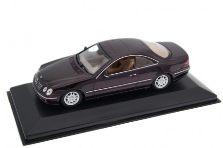 Minichamps Mercedes-Benz CL-Class CL 500 Coupé C215 1999 - Almandine Black Metallic