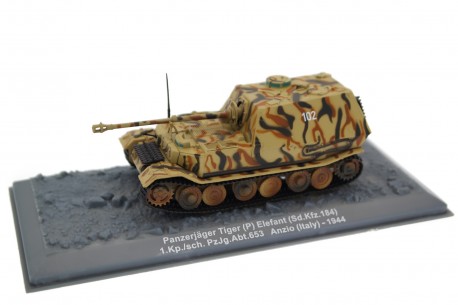 DeAgostini Panzerjäger Tiger P Elefant Sd.Kfz. 184 1944 - Dark Yellow/Olive Green/Red Brown