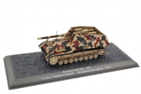 DeAgostini Panzerhaubitze Hummel Sd.Kfz. 165 1945 - Dark Yellow/Olive Green/Red Brown