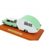 Atlas Trabant 601 Limousine with Würdig 301 Camper Trailer 1964 - Menthol Green/Polar White