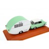 Atlas Trabant 601 Limousine with Würdig 301 Camper Trailer 1964 - Menthol Green/Polar White