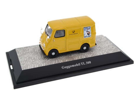 Premium ClassiXXs Glas Goggomobil TL 300 Deutsche Bundespost 1957 - Honey Yellow