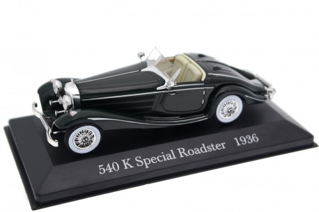 1/43 DeAgostini DC265 Mercedes-Benz 540 K Special Roadster W29 1936 - Dark Green, Mercedes-Benz - Offizielle Modell-Sammlung #20