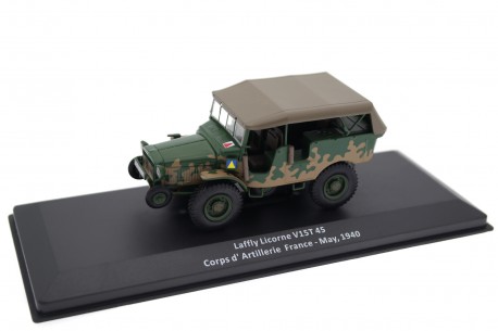 DeAgostini Laffly Licorne V15T 45 1940 - Medium Green/Dark Sand Brown Shading