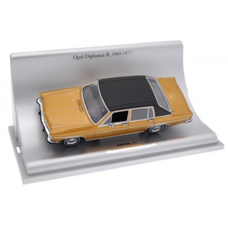 Minichamps Opel Diplomat B V8 1969 - Ochre Gold Metallic/Vinyl Black