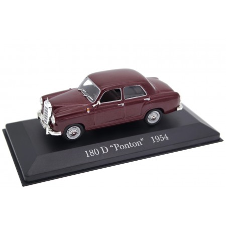 DeAgostini Mercedes-Benz 180 D Ponton W120 1954 - Burgundy Red Metallic