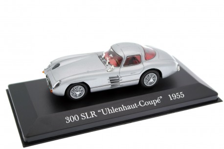 DeAgostini Mercedes-Benz 300 SLR Coupé Uhlenhaut W196S 1955 - Silver Metallic