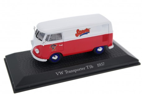 Atlas Volkswagen T1b Transporter Sarotti 1957 - Sealing Wax Red/Alaska White