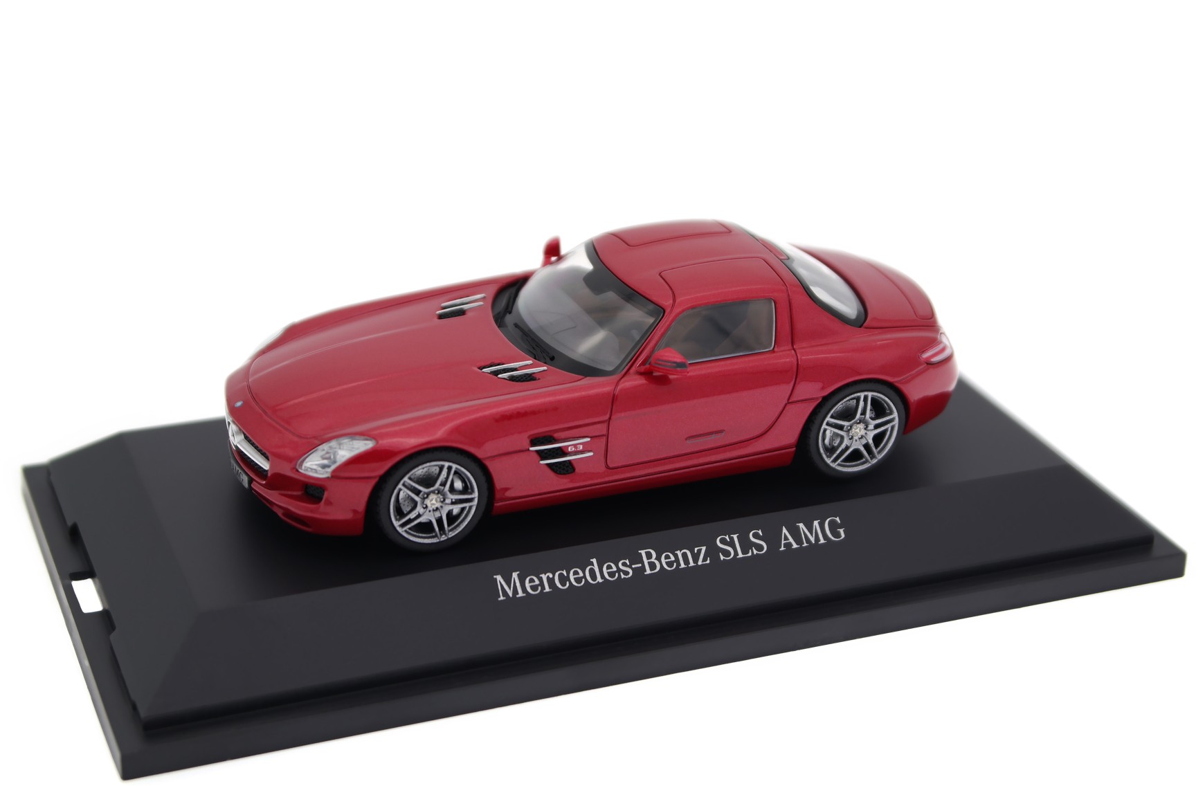 A collectible scale model Mercedes-Benz SLS AMG Coupe from Schuco