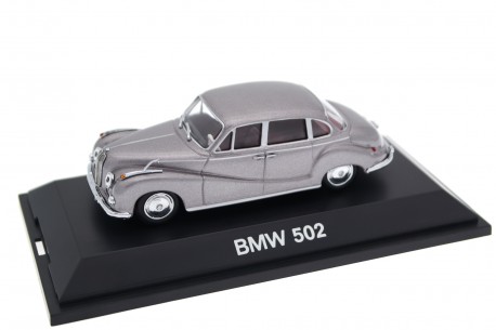 Schuco BMW 502 V8 Limousine 1954 - Silver Grey Metallic