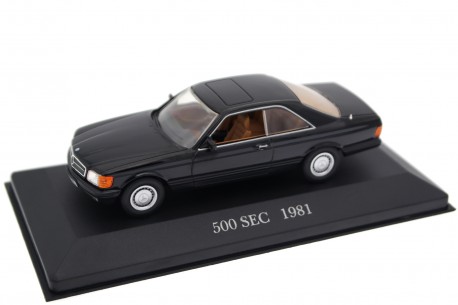 DeAgostini Mercedes-Benz 500 SEC W126 1981 - Black