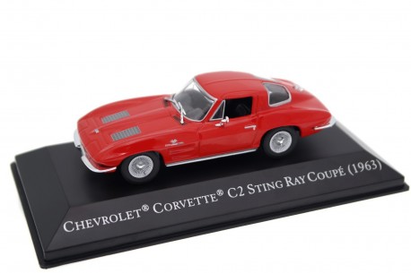DeAgostini Chevrolet Corvette C2 Stingray Coupé 1963 - Riverside Red