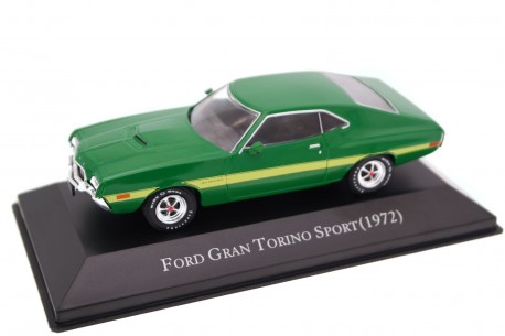 DeAgostini Ford Gran Torino Sport SportsRoof 1972 - Poppy Green
