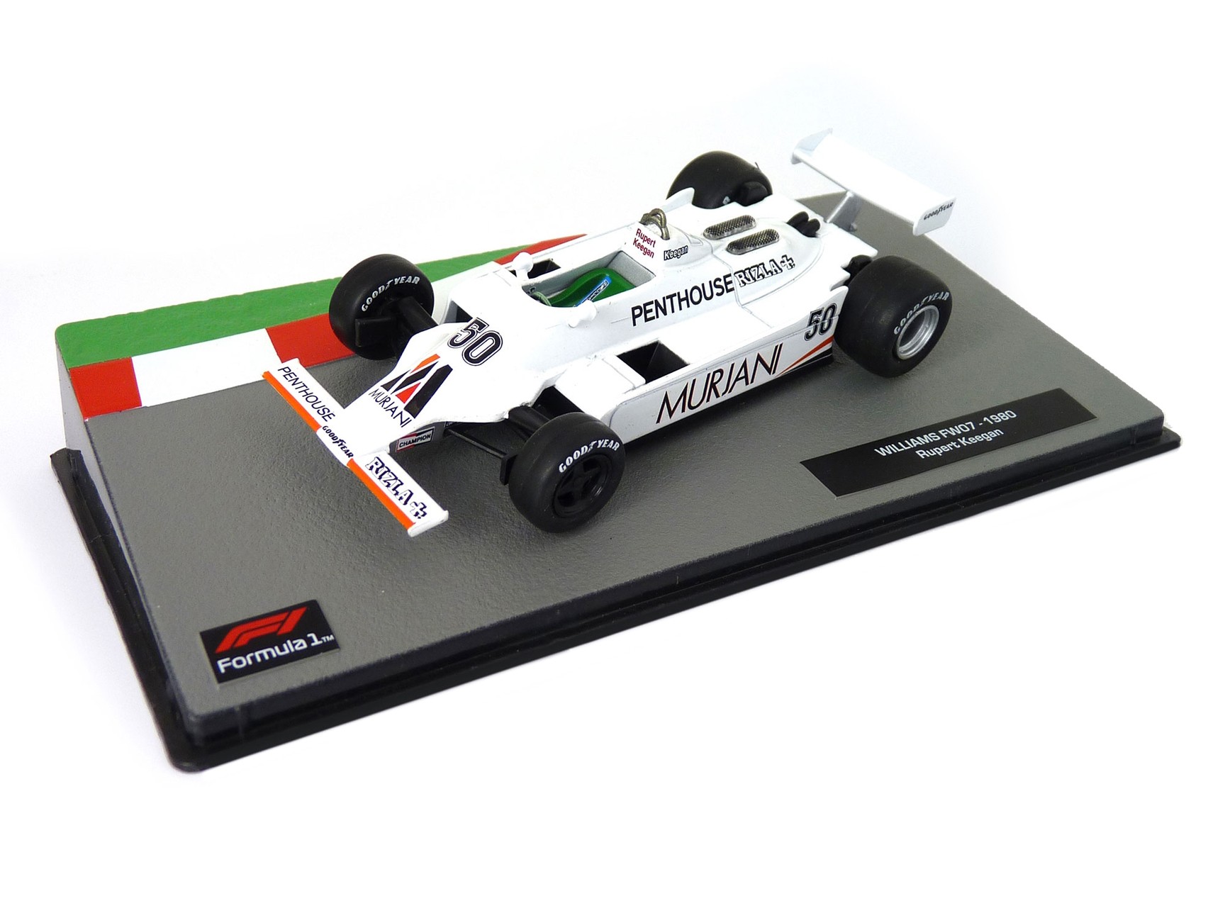 Miniature Minichamps F1 - Williams FW07 RAM Racing, GP D'Italie 1980 - 1/43