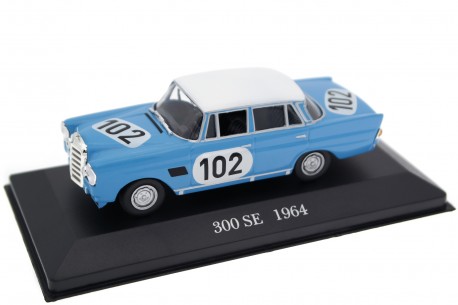 1/43 DeAgostini DC389 Mercedes-Benz 300 SE W112 #102 "Daimler Benz A.G." Winner Spa 24 Hours 1964 - R.Crevits/T.Gosselin, Merced