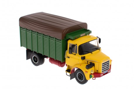 Hachette Berliet GL 900 Plateau 1976 - Yellow/Green/Red