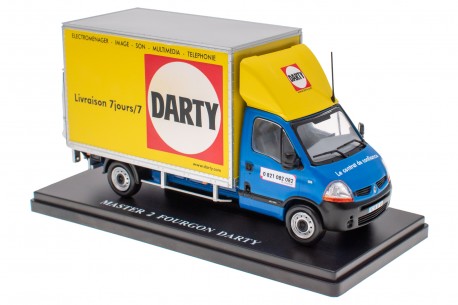 Hachette Renault Master II Phase 2 Fourgon Darty 2009 - Saviem Blue