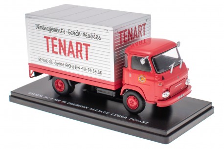Hachette Saviem SG4 MB 59 Fourgon Ténart 1968 - Pale Red