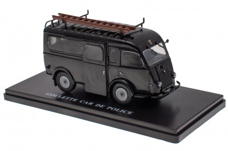 Hachette Renault 1400 Kg Goélette Car Police 1962 - Black