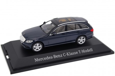Norev Mercedes-Benz C-Class T-Modell Exclusive S205 2015 - Cavansite Blue Metallic
