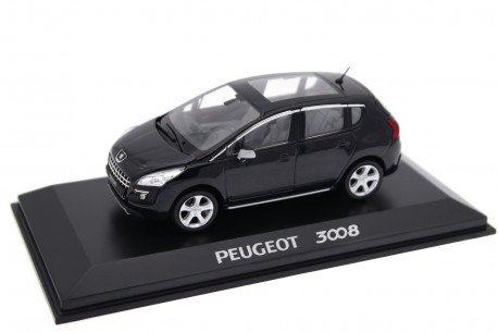Norev Peugeot 3008 Feline 2009 - Carbon Black Metallic