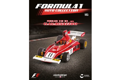 Centauria Ferrari 312 B3 #11 "Scuderia Ferrari SpA SEFAC" Brazillian Grand Prix Formula 1 1975 - Clay Regazzoni