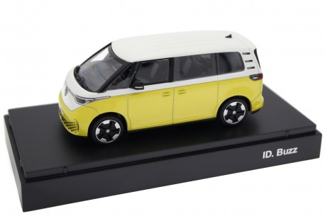 iScale Volkswagen ID. Buzz Minibus 2022 - Candy White/Lime Yellow Metallic
