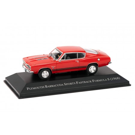 DeAgostini Plymouth Barracuda Sports Fastback Formula S 383 1968 - Matador Red