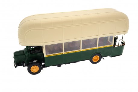 Hachette Renault TN4F Gaz de ville STCRP #3158 1940 - Pine Green/Cream Beige