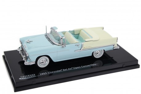 Vitesse Chevrolet Bel Air Convertible 1955 - Skyline Blue/Pure White