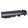 NZG Mercedes-Benz 1748 S BR655 Refrigerated Trailer 1990 - Graphite Grey Metallic