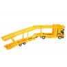 Schuco Mercedes-Benz Actros MP1 Megaspace ADAC Autotransporter 1996 - ADAC Yellow