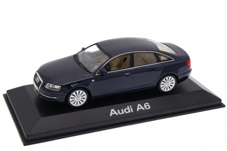 Minichamps Audi A6 3.2 FSI quattro C6 4F 2004 - Night Blue Metallic