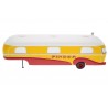 Altaya Напівпричіп Assomption 636 BD37 Trailer Caravan of the Director Cirque Pinder 1955 - Red/Yellow/White