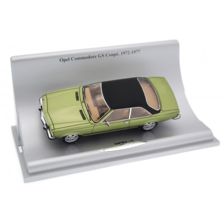 Schuco Opel Commodore B GS/E 1972 - Lime Green Metallic/Vinyl Black