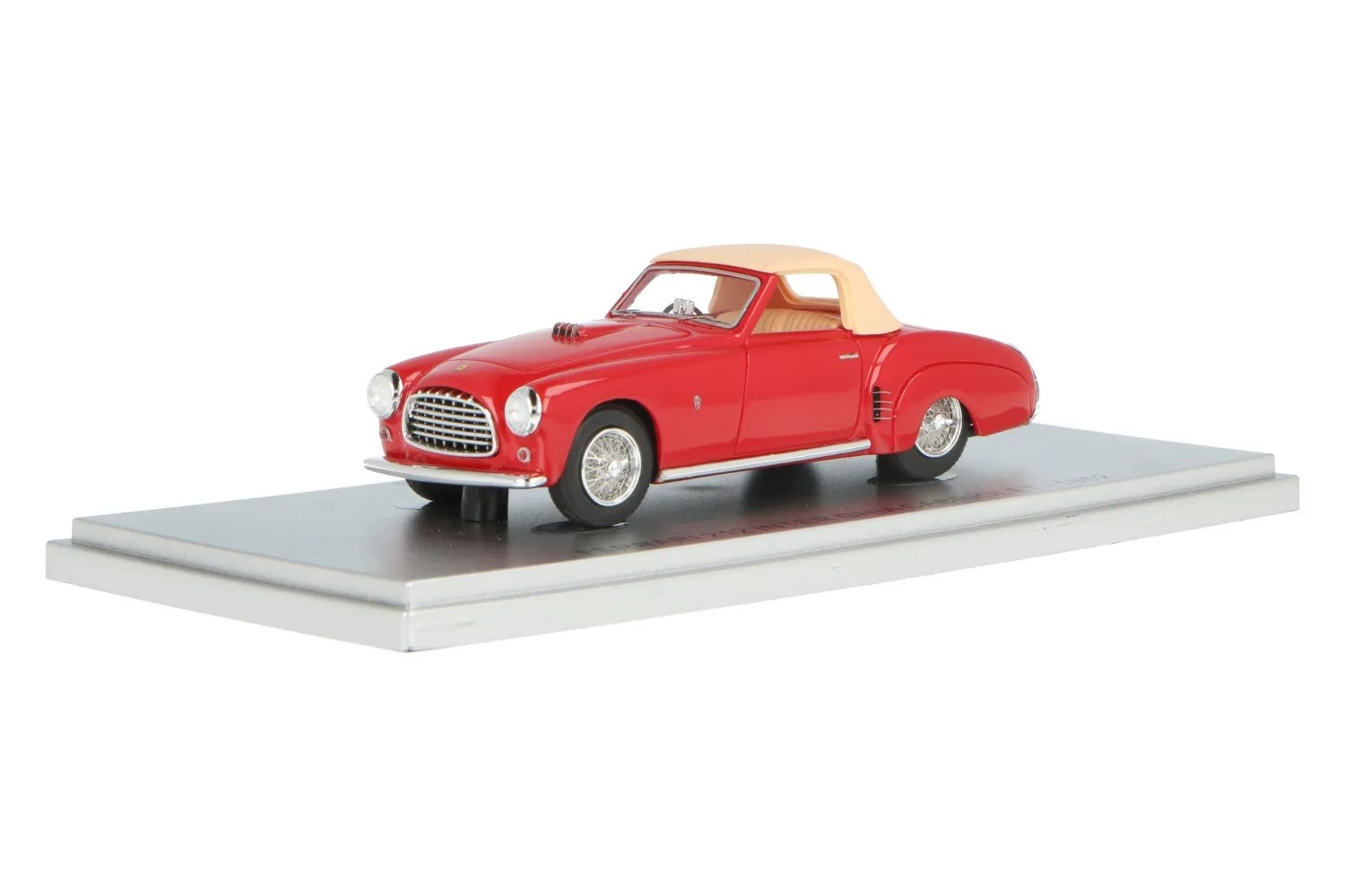 A collectible scale model Ferrari 212 Inter Ghia Cabrio from Kess