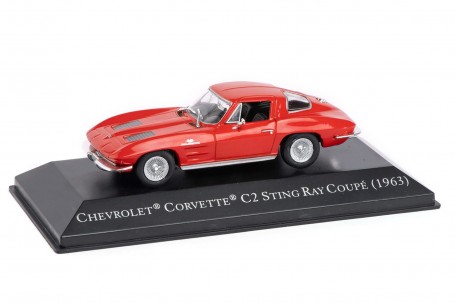 DeAgostini Chevrolet Corvette C2 Stingray Coupé 1963 - Riverside Red