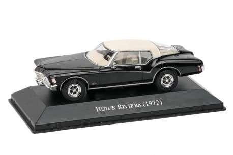 DeAgostini Buick Riviera Coupé 1972 - Regal Black with White Vinyl Roof
