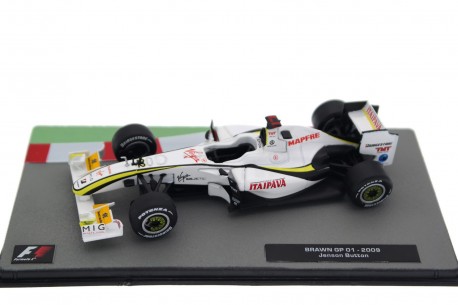 Коллекционная масштабная модель Brawn GP 01 от Altaya F1