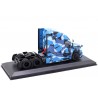 Hachette Freightliner Cascadia Fuel Efficiency Tour 2018 - Blue Digital Combo Camouflage